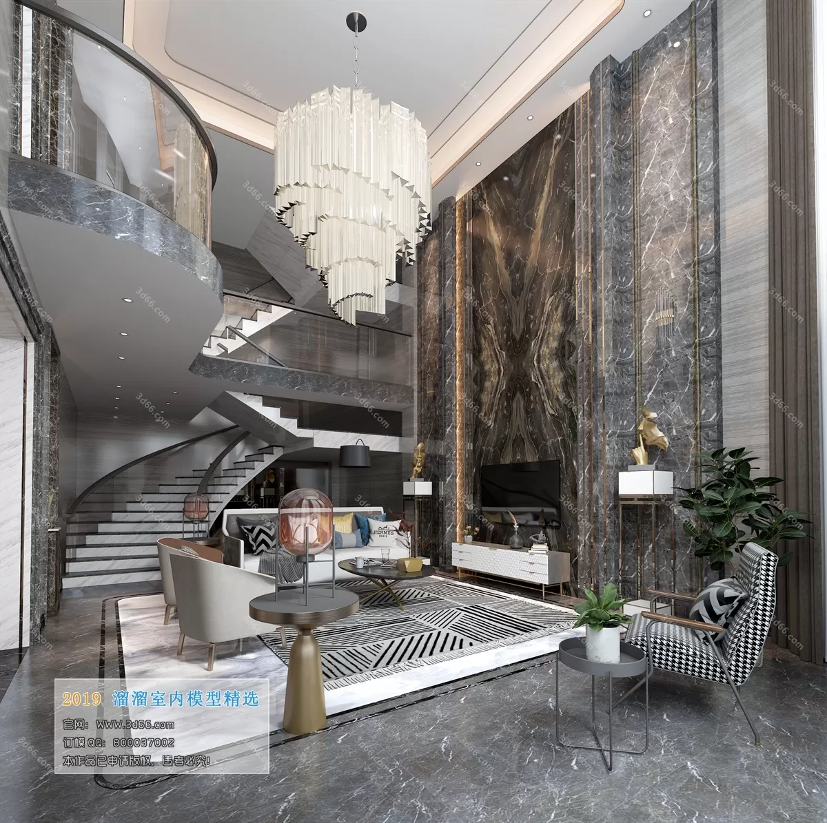 INTERIOR 3D MODELS - LIVING ROOM 3D MODELS