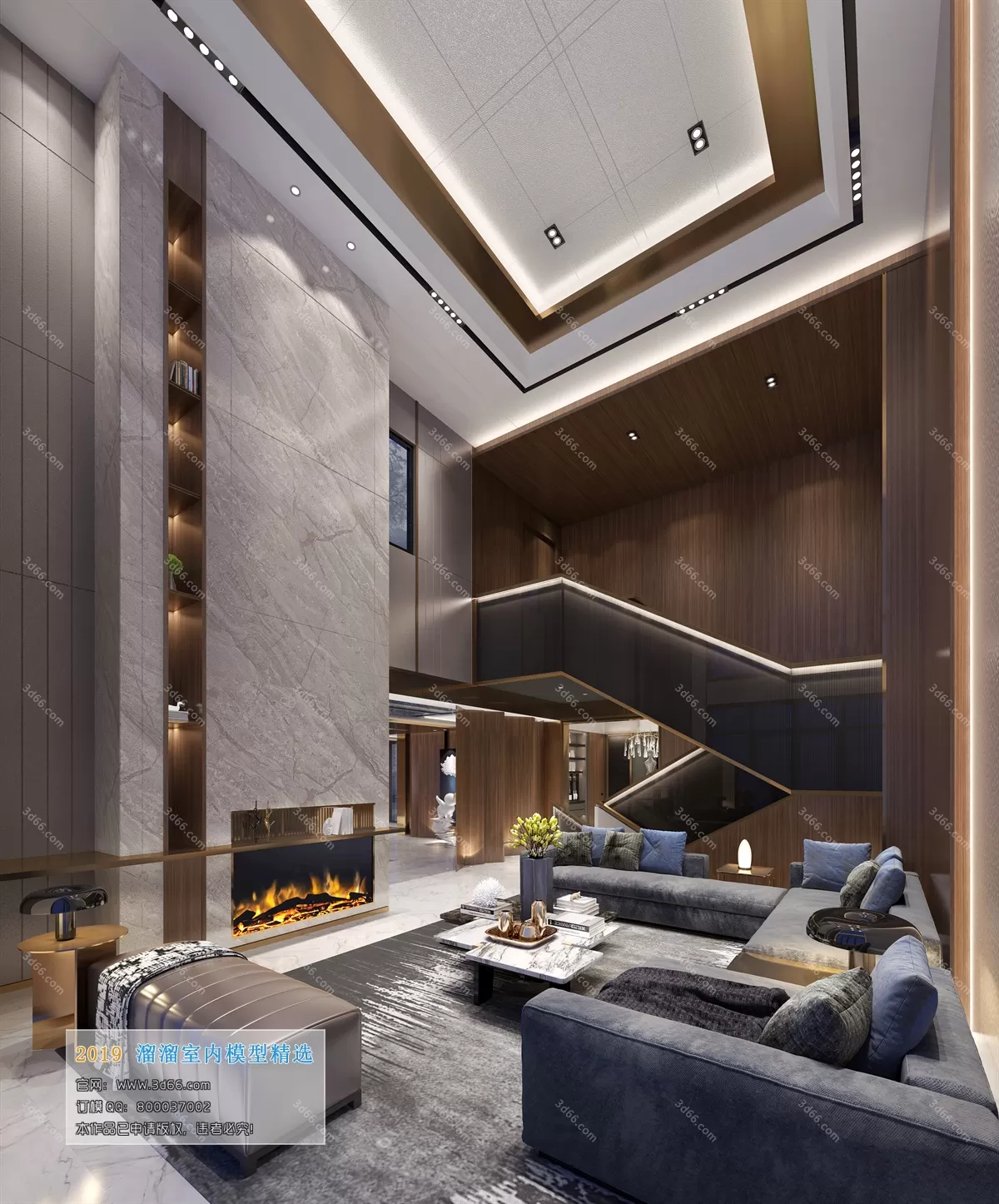 INTERIOR 3D MODELS - LIVING ROOM 3D MODELS