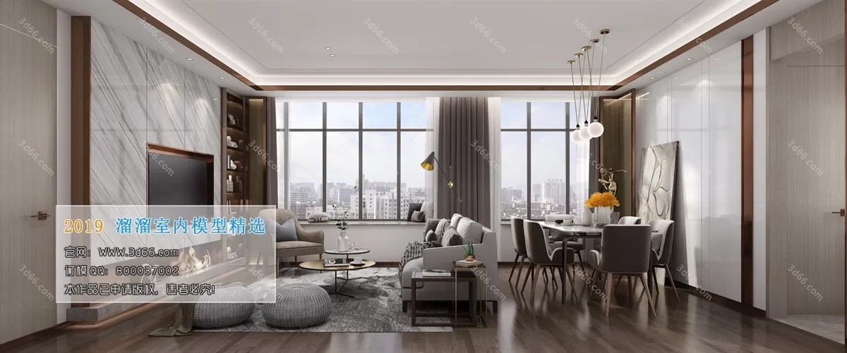 INTERIOR 3D MODELS - LIVING ROOM 3D MODELS