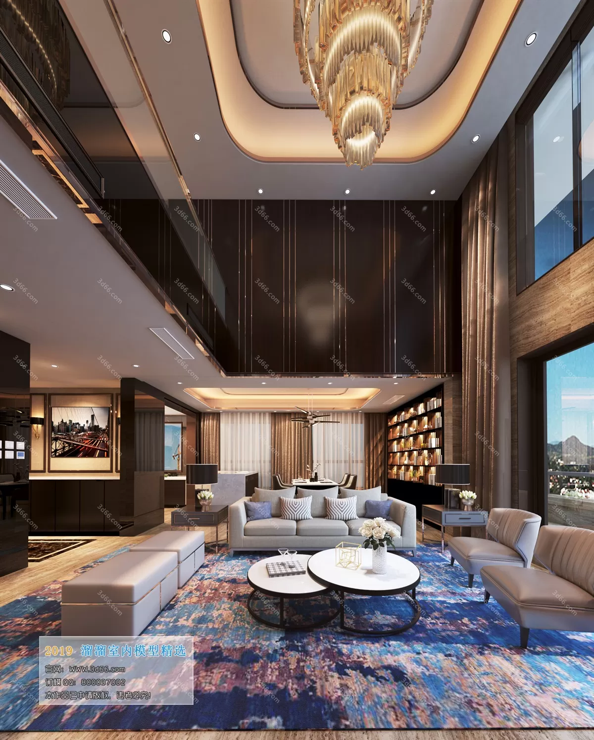 INTERIOR 3D MODELS - LIVING ROOM 3D MODELS