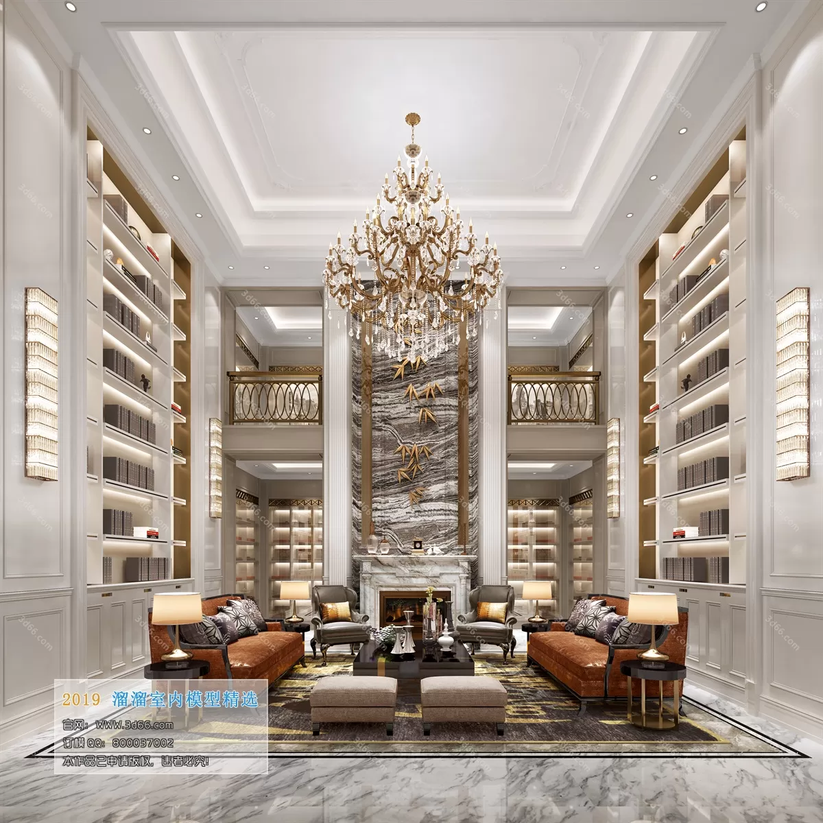 INTERIOR 3D MODELS - LIVING ROOM 3D MODELS