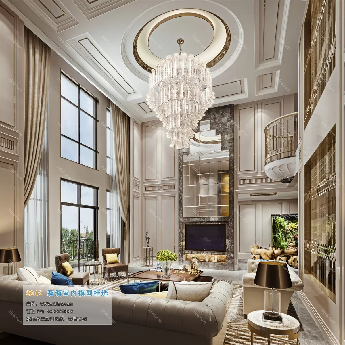 INTERIOR 3D MODELS - LIVING ROOM 3D MODELS