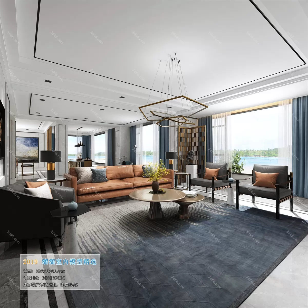 INTERIOR 3D MODELS - LIVING ROOM 3D MODELS