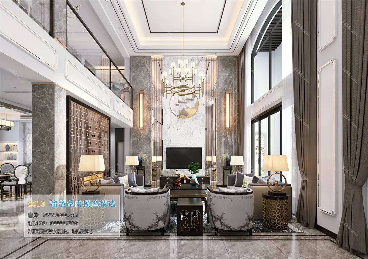 INTERIOR 3D MODELS - LIVING ROOM 3D MODELS