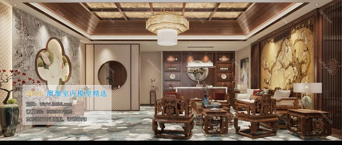 INTERIOR 3D MODELS - LIVING ROOM 3D MODELS