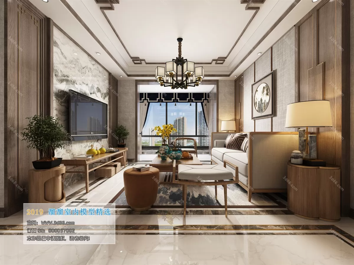 INTERIOR 3D MODELS - LIVING ROOM 3D MODELS