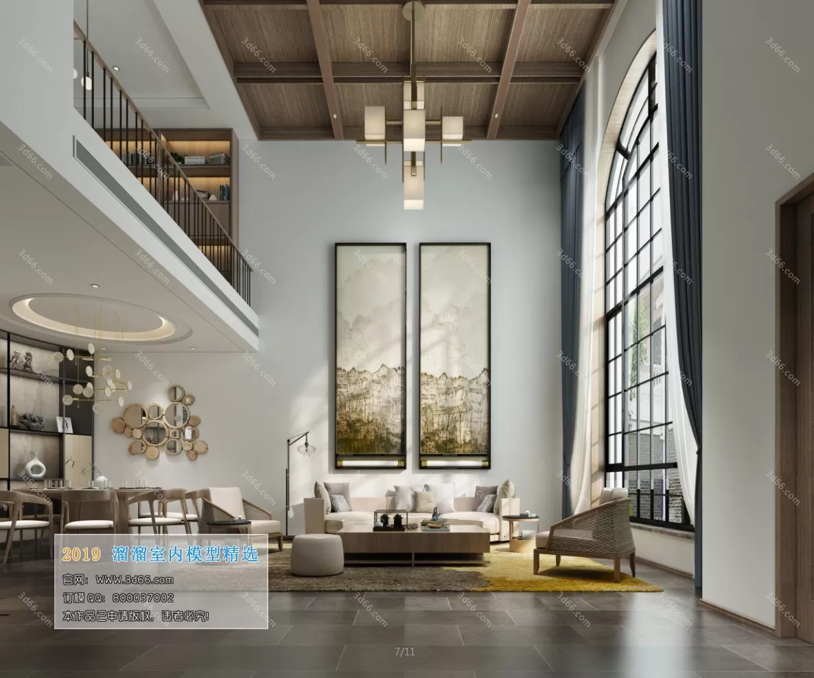 INTERIOR 3D MODELS - LIVING ROOM 3D MODELS