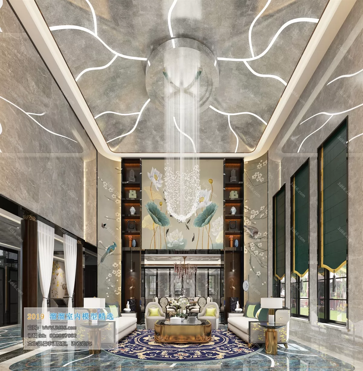 INTERIOR 3D MODELS - LIVING ROOM 3D MODELS