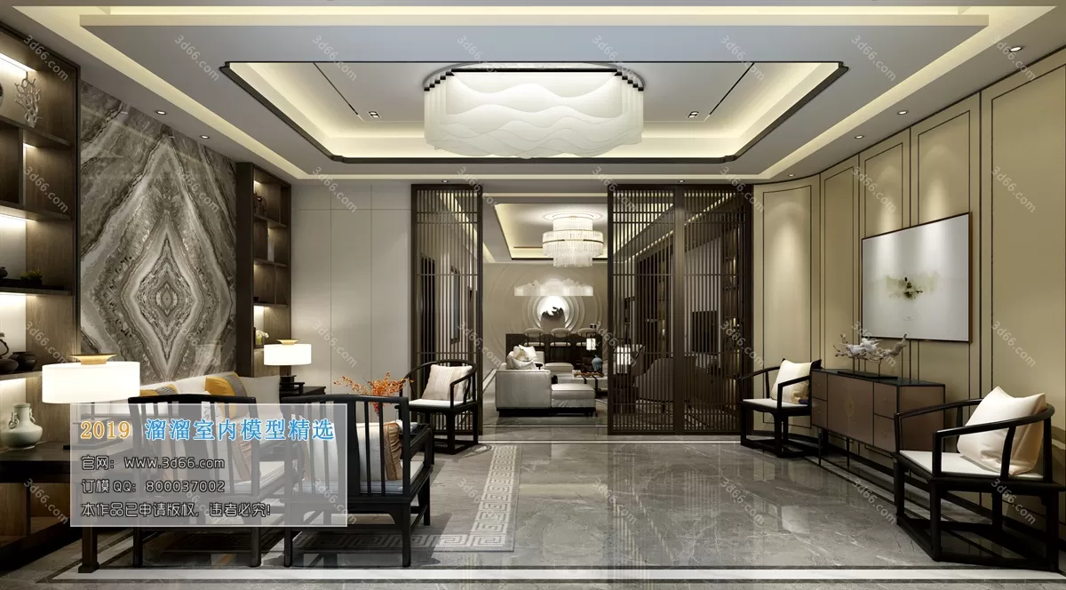 INTERIOR 3D MODELS - LIVING ROOM 3D MODELS