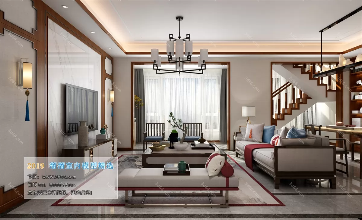 INTERIOR 3D MODELS - LIVING ROOM 3D MODELS