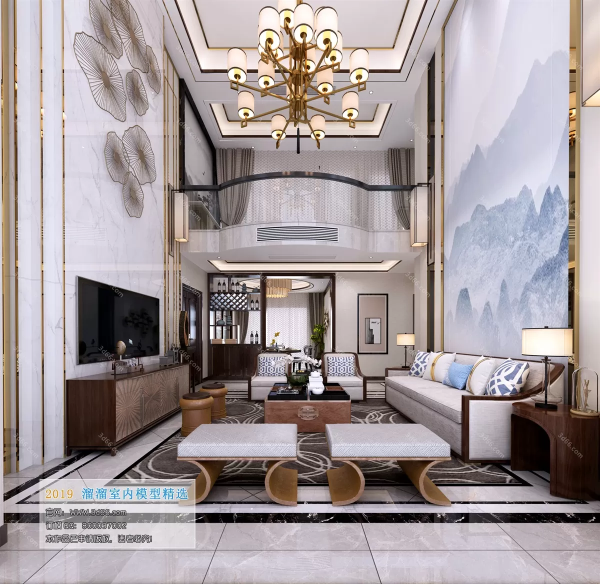 INTERIOR 3D MODELS - LIVING ROOM 3D MODELS