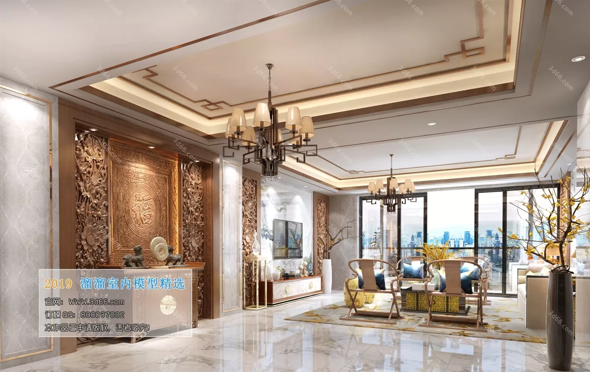 INTERIOR 3D MODELS - LIVING ROOM 3D MODELS