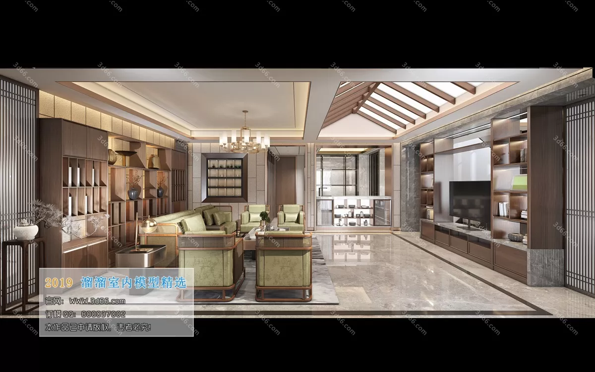 INTERIOR 3D MODELS - LIVING ROOM 3D MODELS