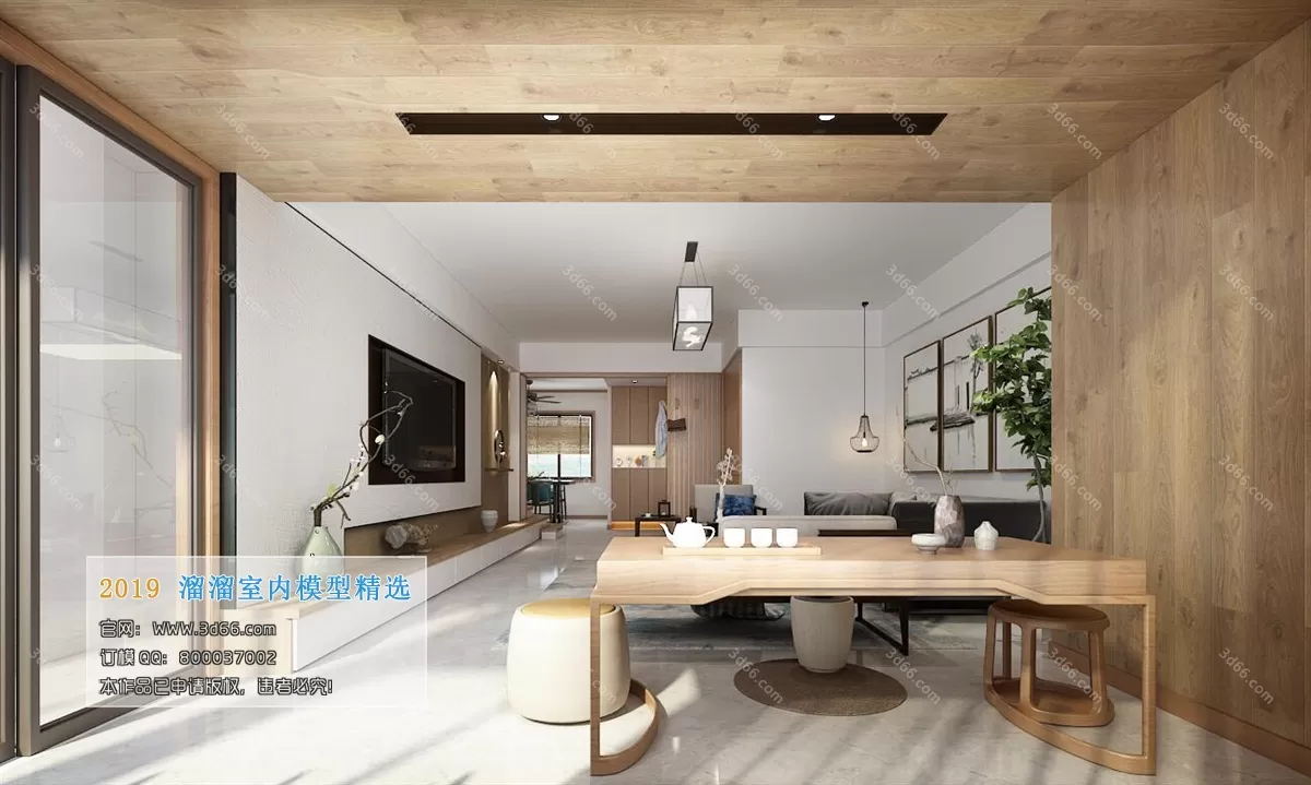 INTERIOR 3D MODELS - LIVING ROOM 3D MODELS