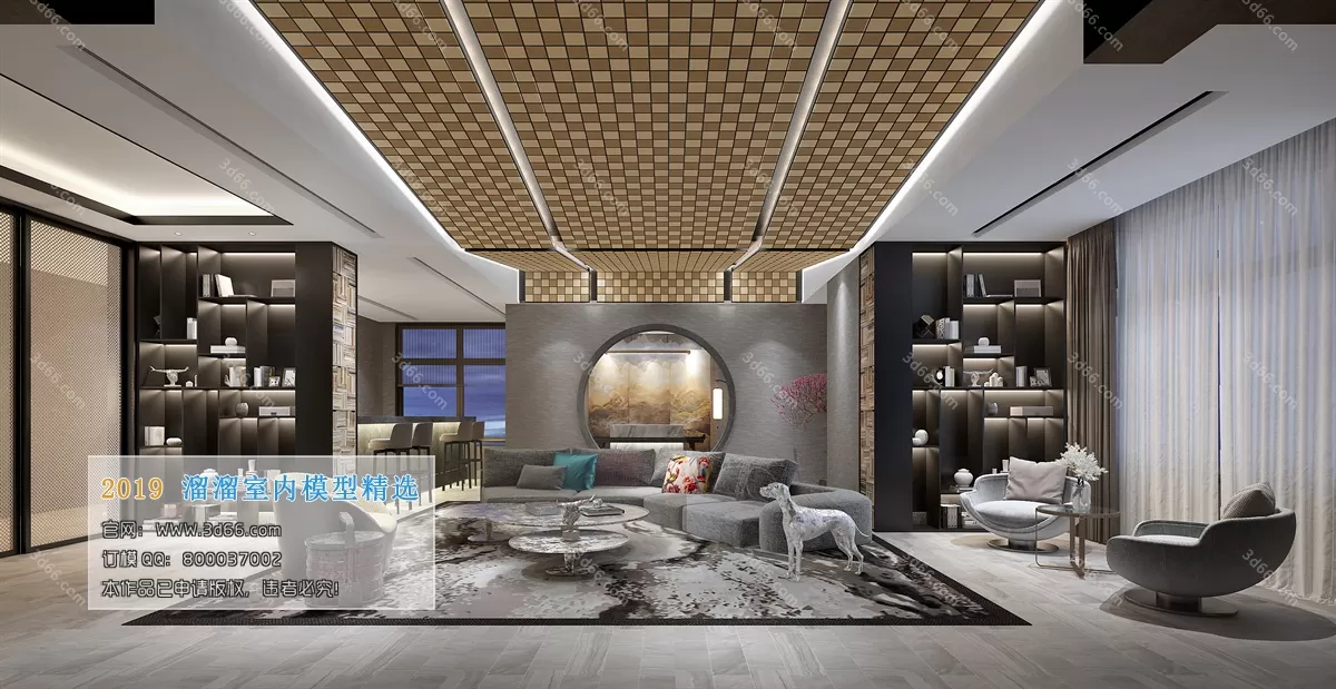 INTERIOR 3D MODELS - LIVING ROOM 3D MODELS