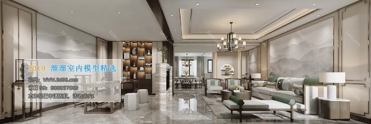 INTERIOR 3D MODELS - LIVING ROOM 3D MODELS