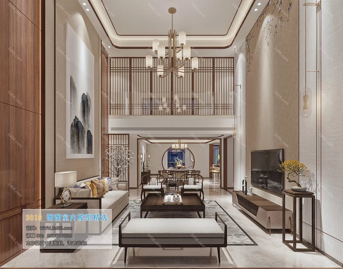 INTERIOR 3D MODELS - LIVING ROOM 3D MODELS