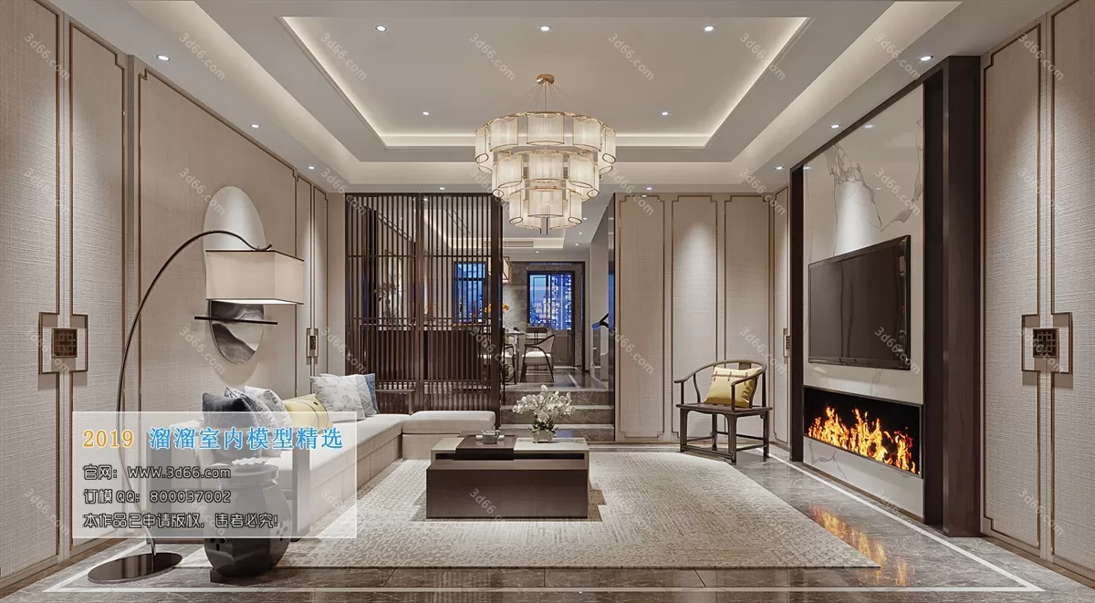 INTERIOR 3D MODELS - LIVING ROOM 3D MODELS