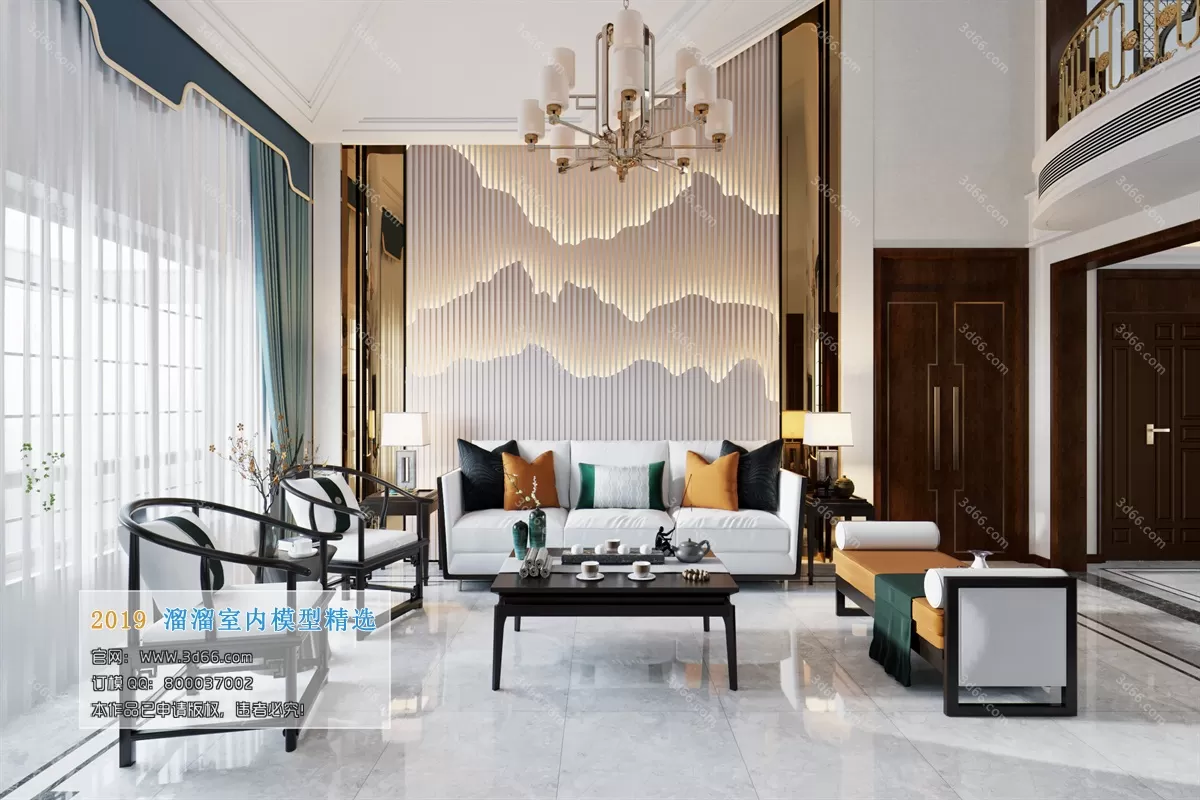 INTERIOR 3D MODELS - LIVING ROOM 3D MODELS