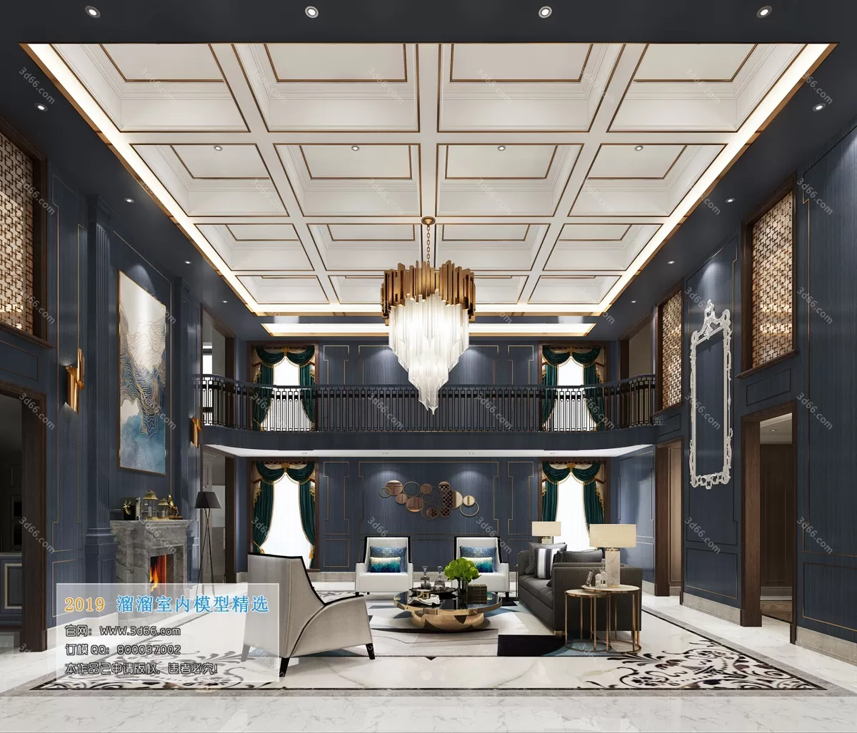 INTERIOR 3D MODELS - LIVING ROOM 3D MODELS