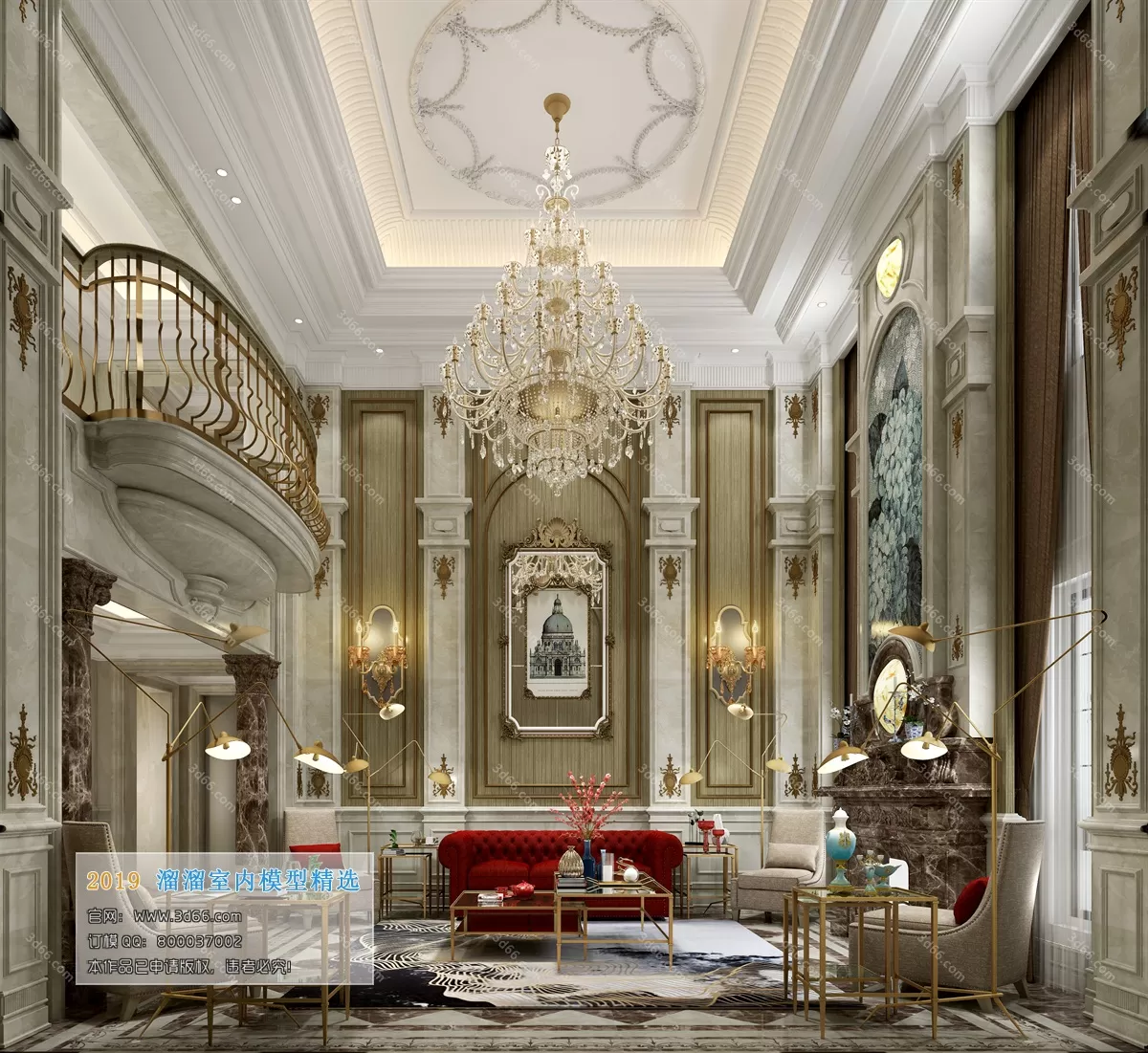 INTERIOR 3D MODELS - LIVING ROOM 3D MODELS