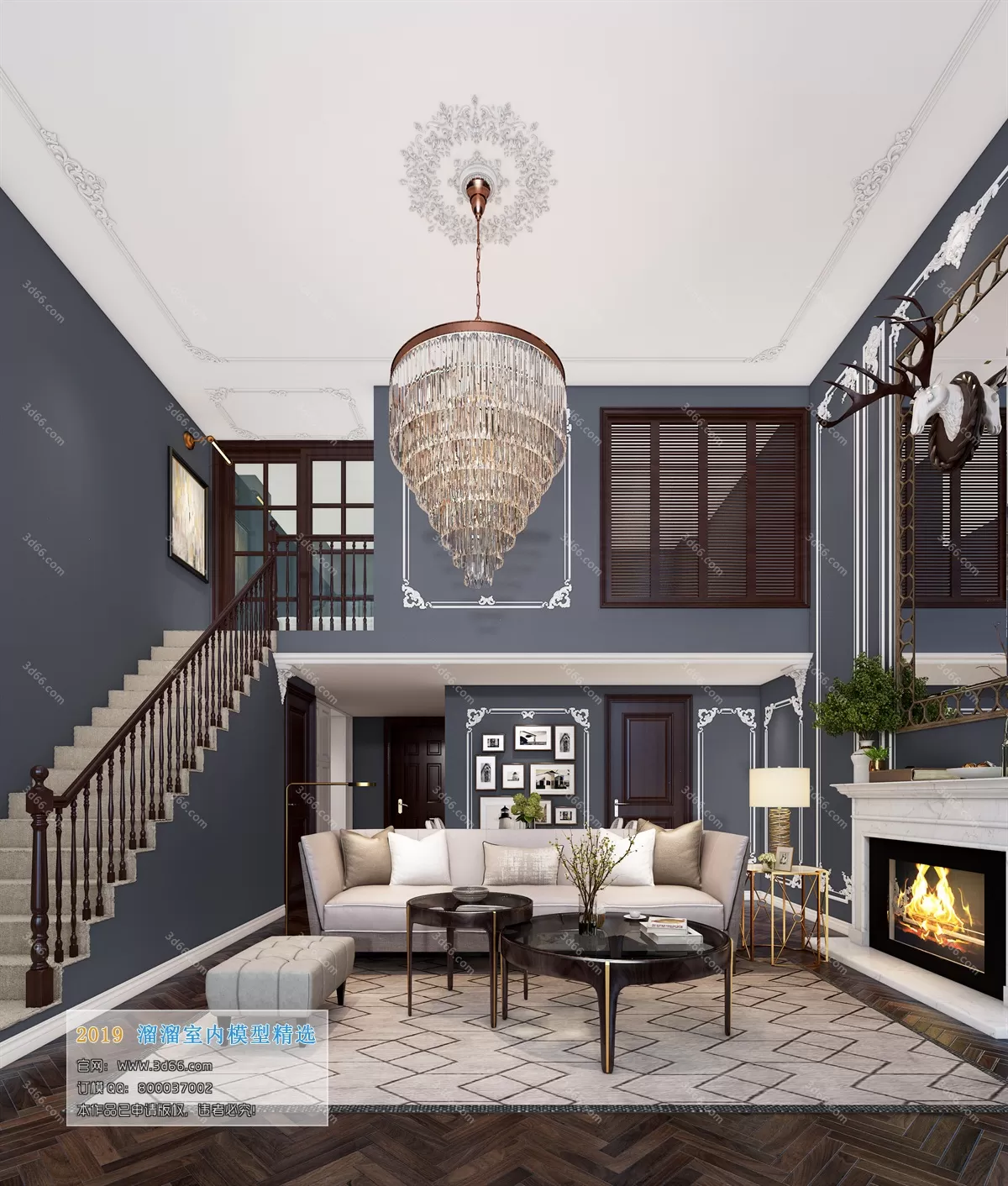 INTERIOR 3D MODELS - LIVING ROOM 3D MODELS