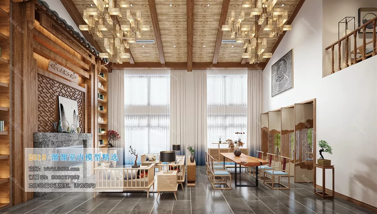 INTERIOR 3D MODELS - LIVING ROOM 3D MODELS