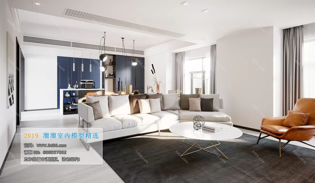 INTERIOR 3D MODELS - LIVING ROOM 3D MODELS