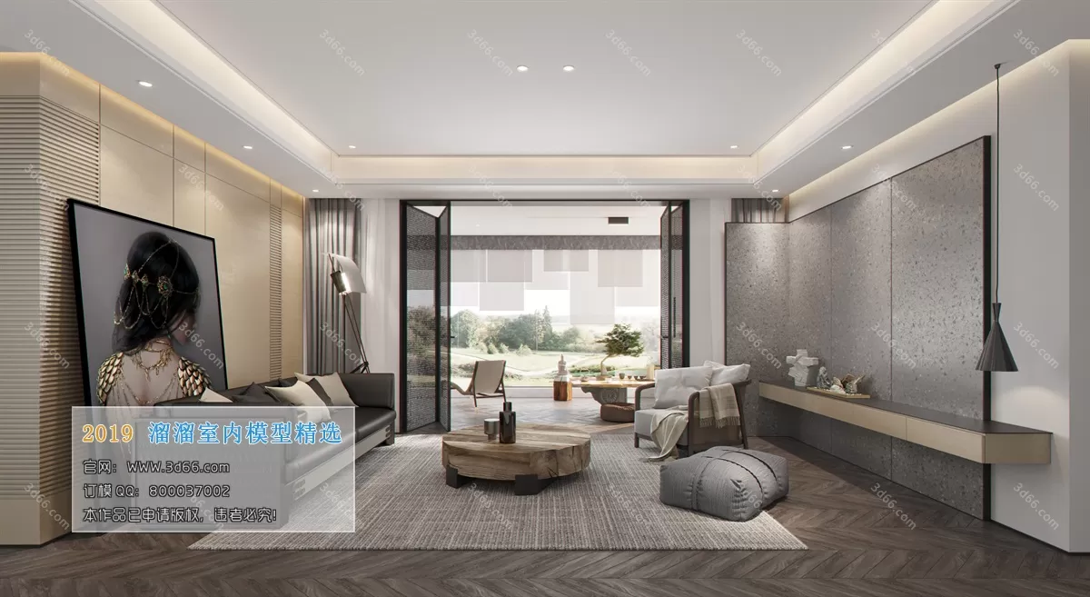 INTERIOR 3D MODELS - LIVING ROOM 3D MODELS