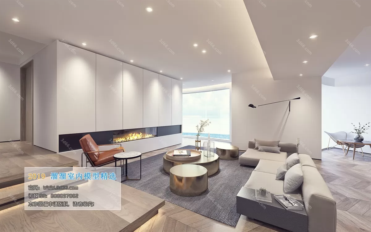 INTERIOR 3D MODELS - LIVING ROOM 3D MODELS