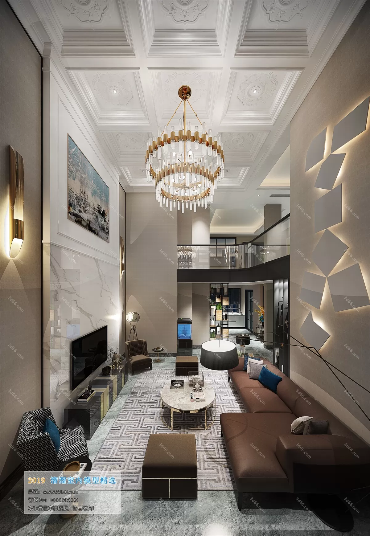 INTERIOR 3D MODELS - LIVING ROOM 3D MODELS