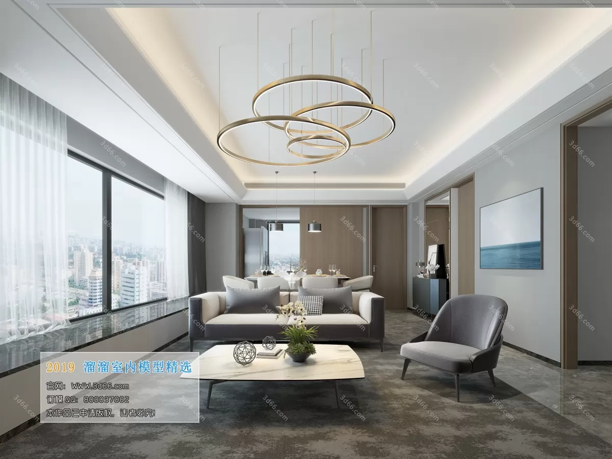 INTERIOR 3D MODELS - LIVING ROOM 3D MODELS