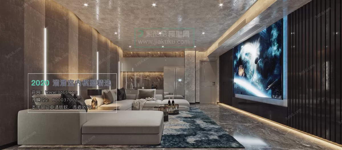 INTERIOR - 3D MODELS - MODERN STYLE