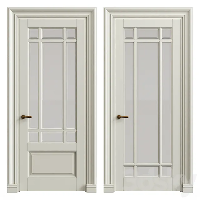 Interior classic doors 3DModel