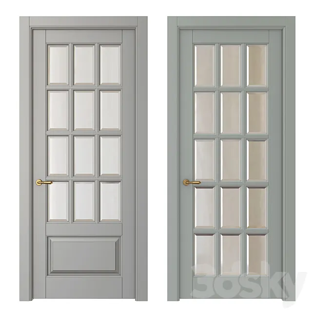 Interior classic doors 3DModel