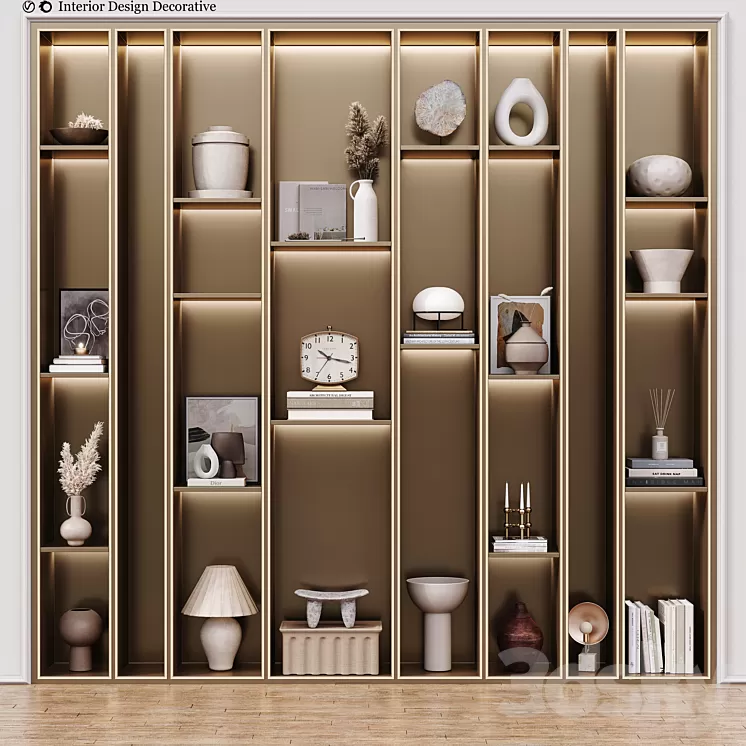 Interior Design Decorative 3D Model Free