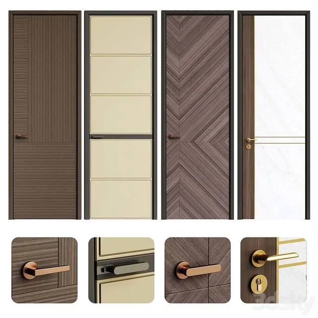 interior door 003 3D Model