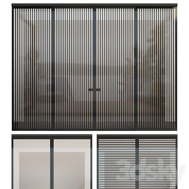 Interior door 146 - Garofoli sliding door 3D Model
