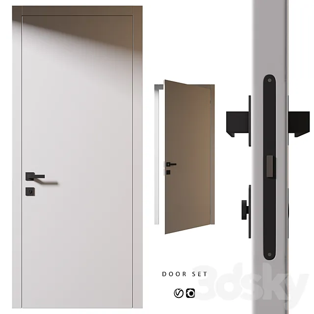 Interior door 3D Model