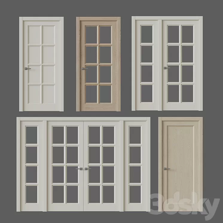 Interior door - Chalet (Sofia) 3D Model