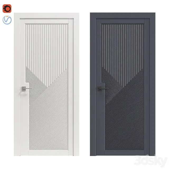 Interior Door Geona Unika 4 3D Model