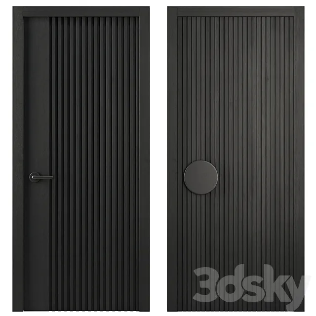 interior door set1 3D Model