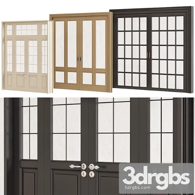 Interior Doors 001 1 3D Model Free