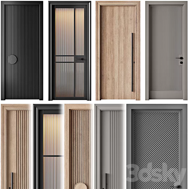 INTERIOR DOORS 012 3D Model Free