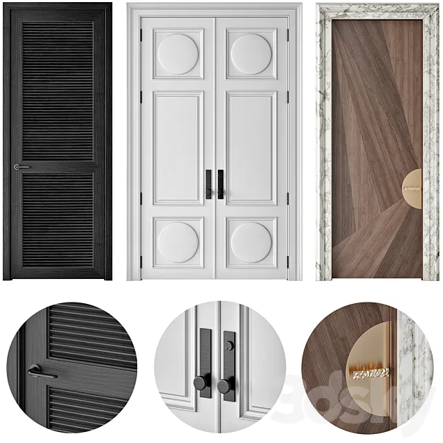 Interior Doors 014 3D Model