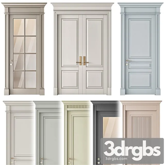Interior Doors 016 3D Model Free