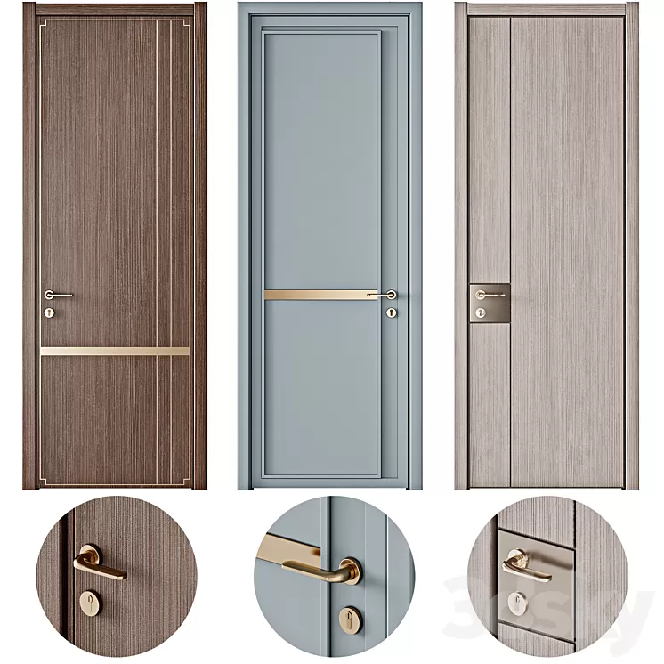 INTERIOR DOORS 3D Model Free