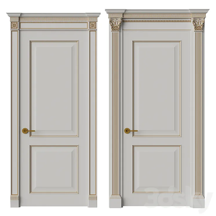 interior doors Britanica factory AtlasLux 3D Model Free