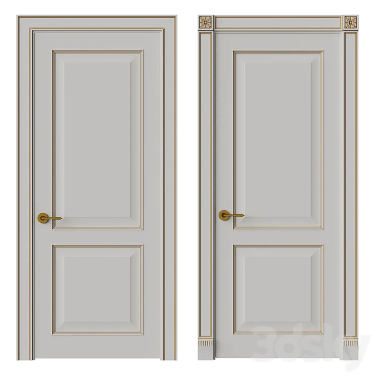 interior doors Britanica factory AtlasLux 3D Model Free