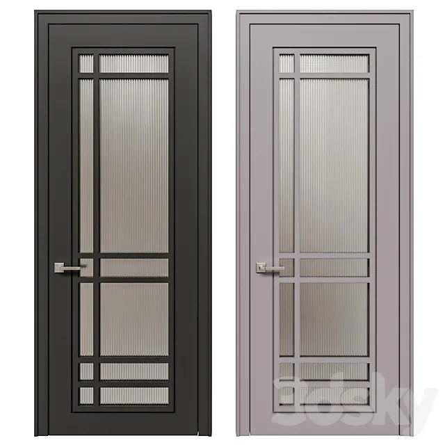 Interior Doors MOSAIC-10 3D Model
